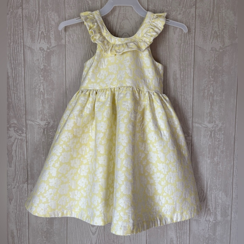 Janie and Jack light yellow floral Dress